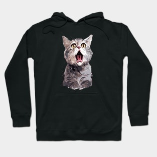 Cat Coughing Hoodie